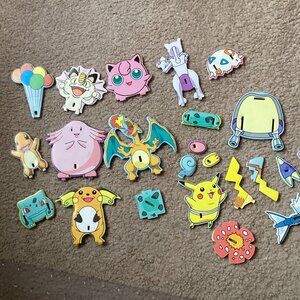 Pikachu Cardboard Cutouts With Slits Collectable